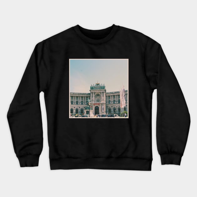 Beautiful Vintage Photography from Vienna Austria Europe Streets of Vienna Discover new places Travel the world Crewneck Sweatshirt by BoogieCreates